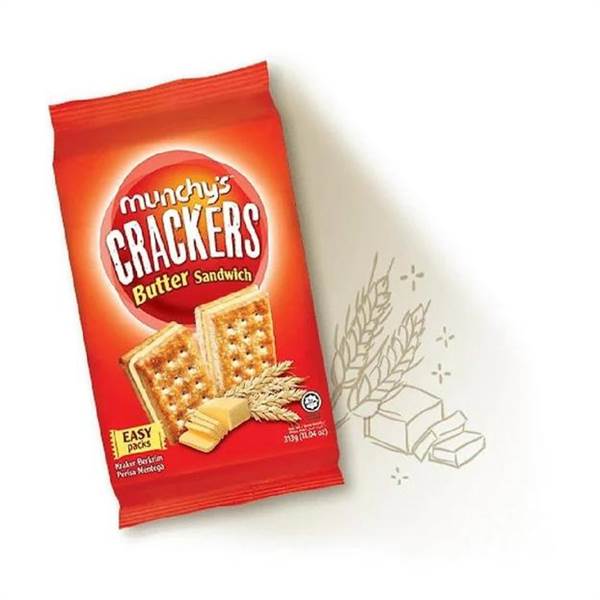 Munchys Crackers -Butter Sandwhich